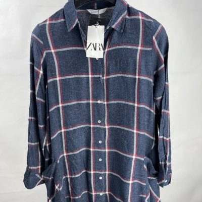 بلوز چهارخانه برند ZARA